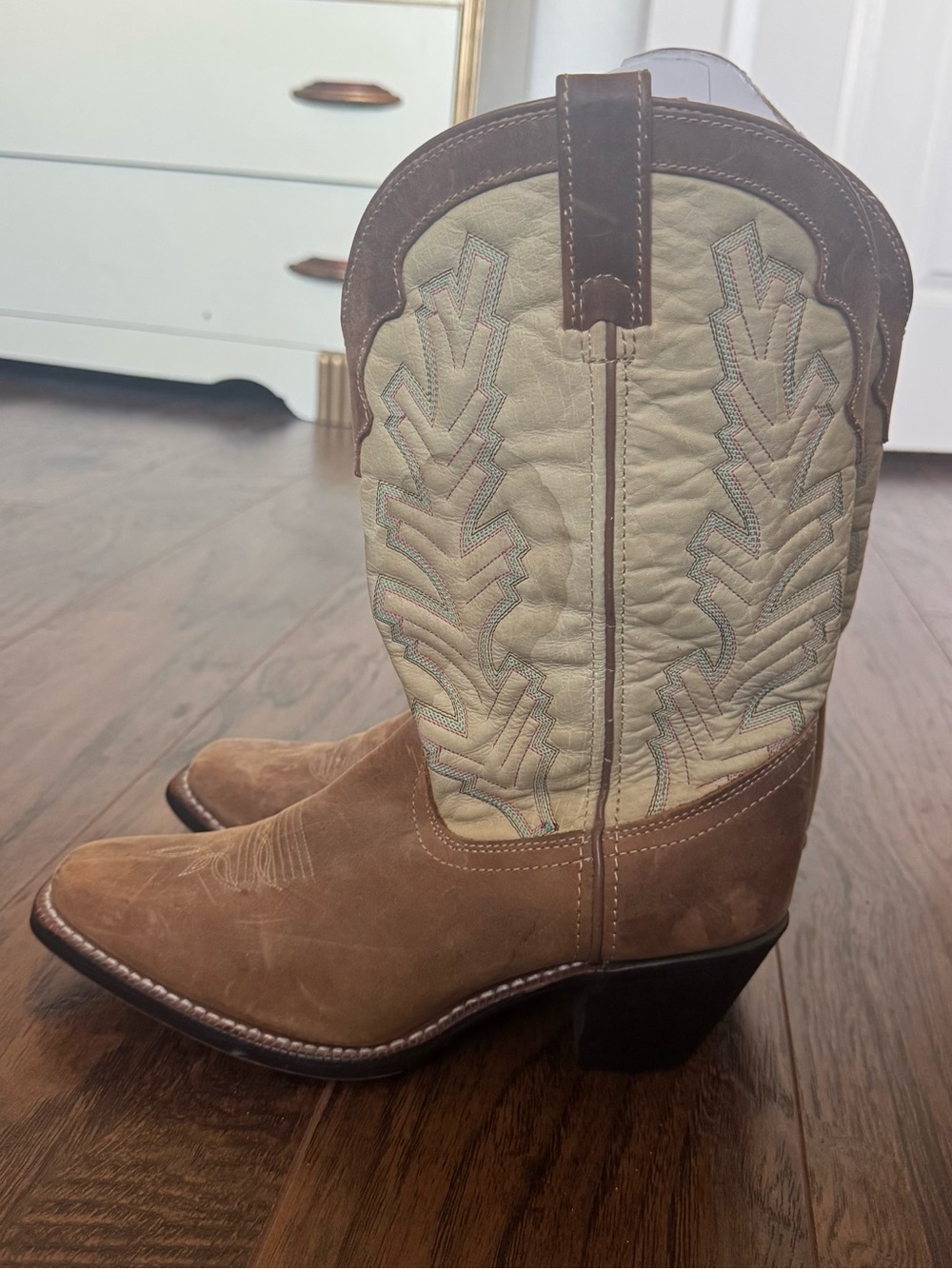 Laredo Size 9 Leather Western Boots